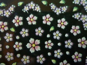 Nail art             stickers/fiori Stickers ( PINK FLOWERS )