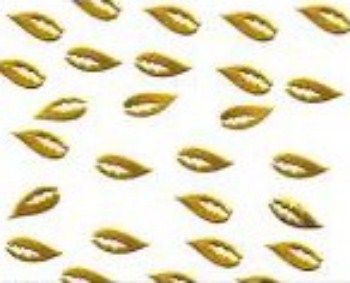 Nail art             Metallic nail art Metallic gold ( FOGLIA )