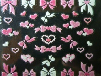 Nail art             stickers/fiori Stickers ( LOVE )