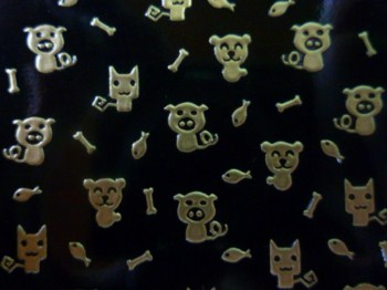 Nail art             stickers/fiori Stickers ( SMALL DOGS )